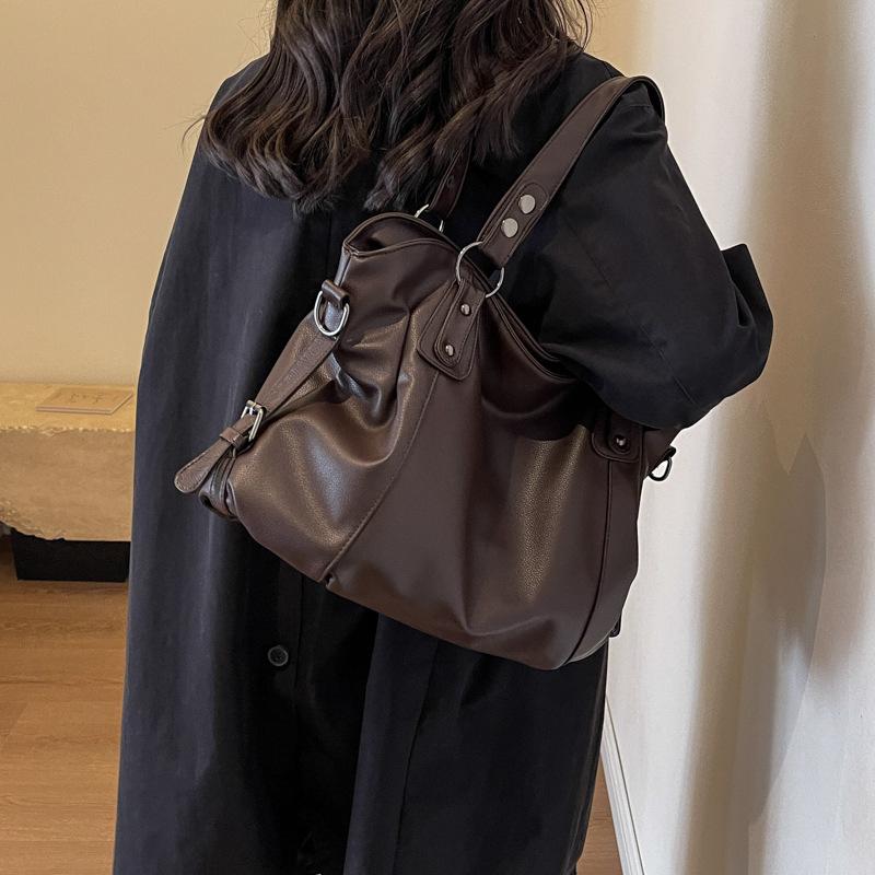 Women's bag 2025 new portable Korean version simple foreign style commuting versatile oblique span tote bag