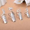 Pack Of 4 Versatile Open Ended Knuckles Rings Rhinestones Nail Rings Fingernail Accessories for Fashion Enthusiasts