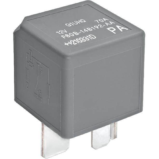 F80B-14B192-AA 12VDC 70A 4 Pin Automotive Power Relay High Power Relay Compatible With V23136-J4-X89 DH22-14B192-EA V23136-J4-X62 5M5T-14B192-EA