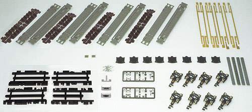 

Greenmax N Gauge Underfloor Bogie Set, Suburban Type, Basic 4-Car Set A, Unpowered, 7510, Model Railroad Supplies