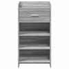 Shoe Cabinet Gray Sonoma 48 x 36 x 92 cm Particleboard