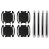 High Visibility Reflective Car Handle Protectors with Grip Texture Multipurpose Auto Door Handle 8pcs for Night Safety