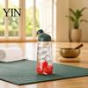 Travel Water Bottle Tritan Plastic Bottle, with Leak Proof Lid, 600ml Capacity, Fast Ergonomic Sport Vessel Drinking Spout Sports for Fitness Running