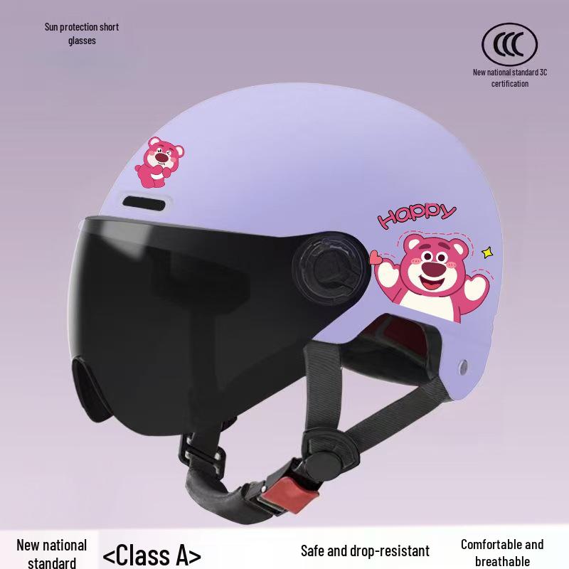 3C Certified Kids  Summer Helmet: Lightweight, Adjustable, Sun-Protective Safety Gear for Boys & Girls