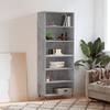 VidaXL Buffet Concrete Grey 69.5x32.5x180 Cm Engineered Wood 3189553