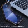 For Samsung Galaxy Z Flip 7 6 5 4 3 Lychee Texture Leather Magnetic Anti-Fingerprint Drop-Proof Folding Phone Case