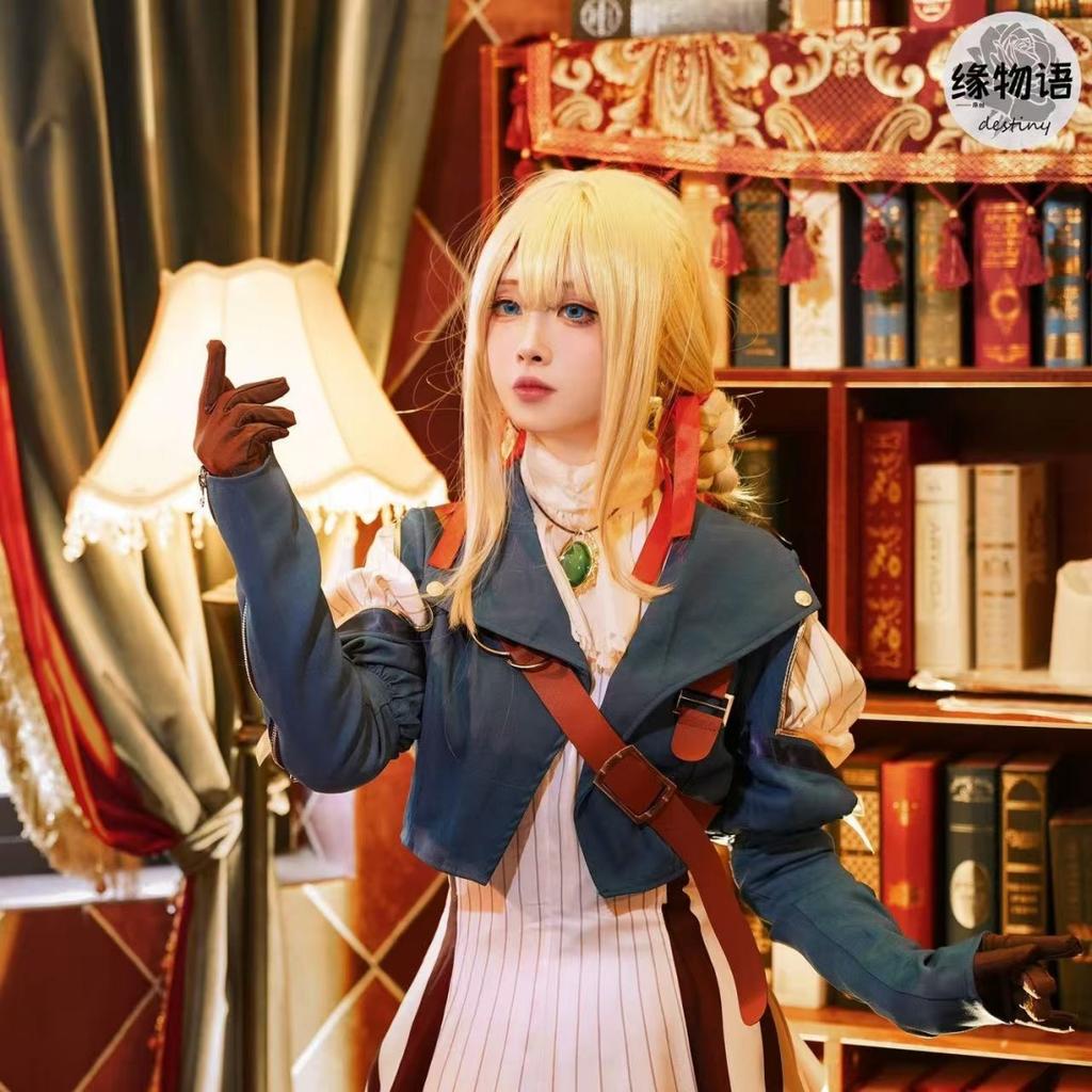 Violet Evergarden Violet Costume Cosplay Game Anime Role Playing