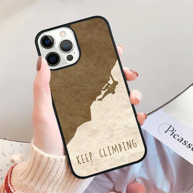 Чехол для телефона  Альпинизм  для iPhone 17 Air 16 15 14 12 13 PLUS 11 PRO MAX Задняя крышка Fundas Shell iPhone 11pro max