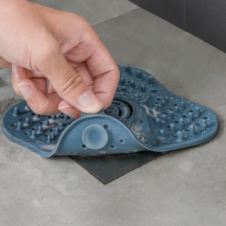 

Anti-Clogging Sink & Drain Hair Filter Cover for Bathroom & Kitchen чёрный