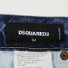 Dsquared2 S75LB0522 Jennifer Stretch Cut-Off Denim Bottoms 34 blueUsed