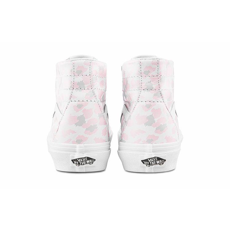 Vans Sk8 Tapered Retro High-Top Skate Shoes Women Sneakers Pink White VN0A4U164W5