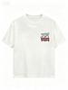 Unisexs 100 Cotton Versatile Round Neck Short Sleeve Tshirt Summer Casual Printed Top