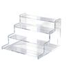 Countertop Organizer Acrylic Tiered Stand Lightweight For Easy Handling Multi-level Shelves Suitable For Daily Use