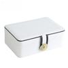 Double Layer Jewelry Box Organizer Large Capacity PU Leather Storage Ring Box Earrings studs  Jewelry Display Jewelry Packaging