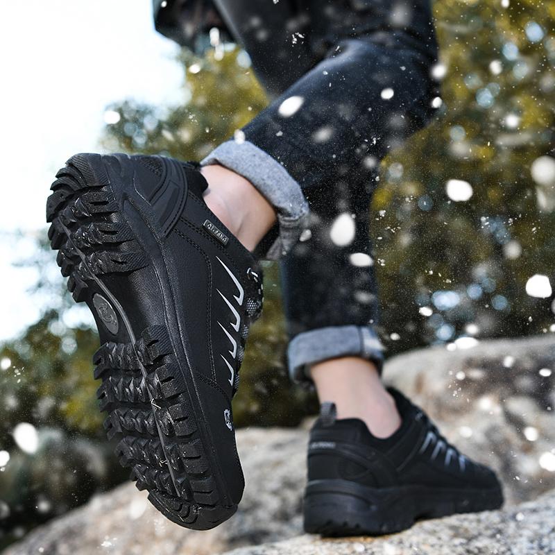 36-47 Winter Paar Plus Samt Warme Outdoor Spezialagent Wanderschuhe Wanderschuhe Sportschuhe Baumwollschuhe Schneestiefel