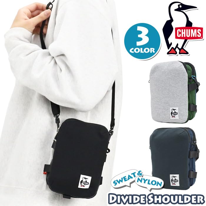 Umhängetasche Divide Shoulder Sweat Nylon [Chums] Herren