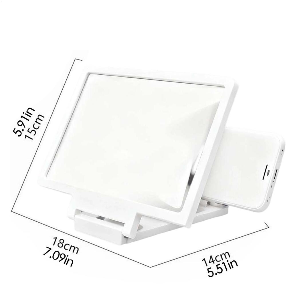 Phone Screen Magnifier Enlarger Foldable Tool Portable Phone Screen Magnifier for Daily Reading Learning Movie Streaming Game