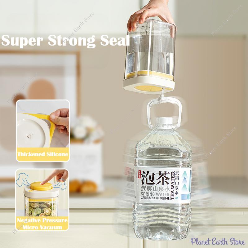 Pojemnik próżniowy do przechowywania żywności Plastikowy Szczelny Pojemnik Świeżość Ziarna Przezroczysty Pojemnik do Przechowywania Słoiki Kuchenne do Przechowywania Zbiornik Próżniowy