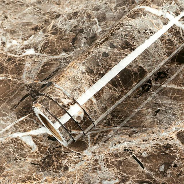 

Европейские самоклеящиеся обои краска флэш ПВХ обои кухонный шкаф дверь мебель DIY наклейки виниловые декоративные пленки 2mx60cm