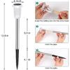 Solar Outdoor Lights, 10 Pack Waterproof Stainless Steel Solar Stake Lights for Pathway Garden Yard Path Walkway Driveway Lawn Patio Outside Decor,