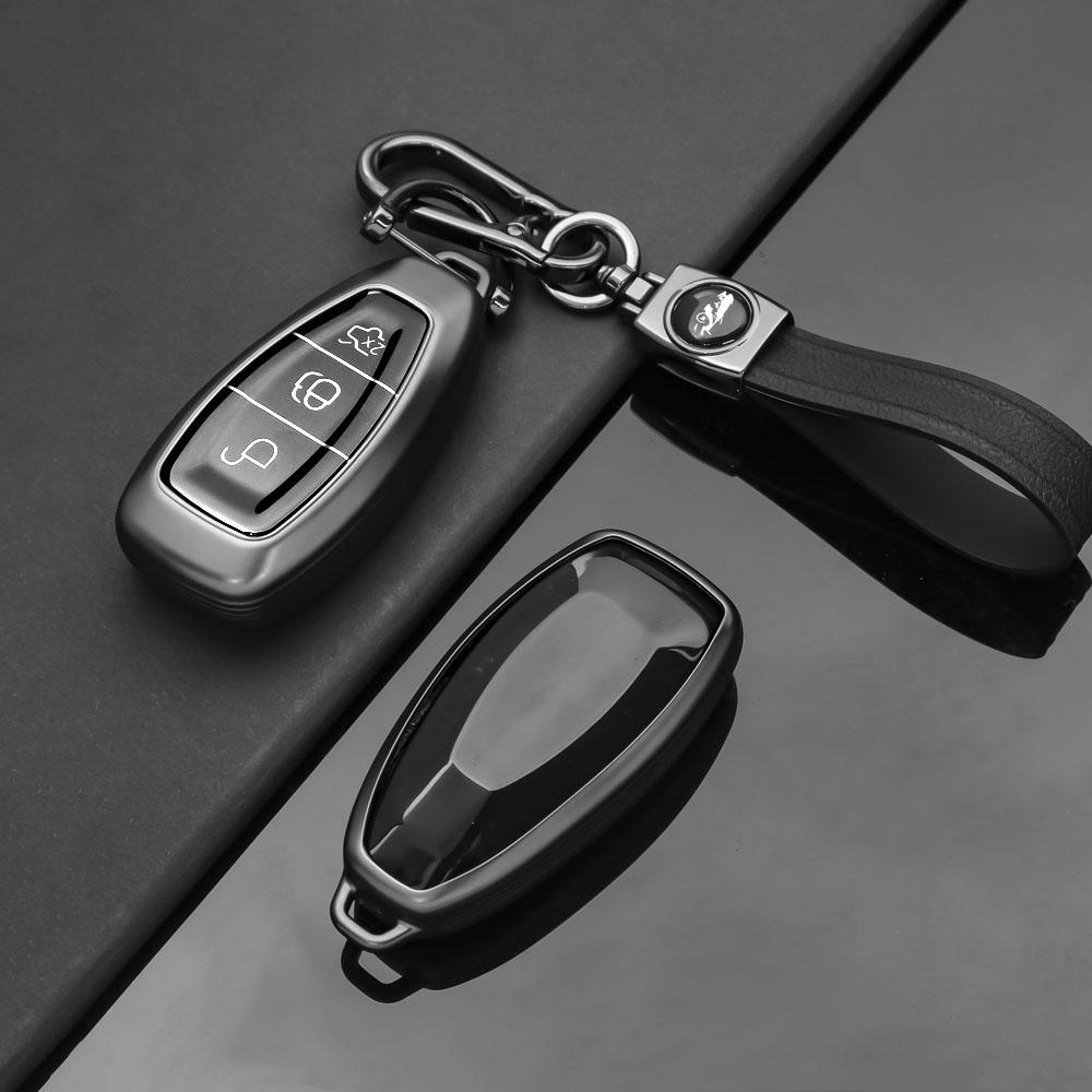 Tpu Car Remote Key Case Cover Shell Fob For Ford Focus 3 4 St Fiesta Fusion Kuga Ecosport Mondeo Mk3 Mk4 Protect Accessories