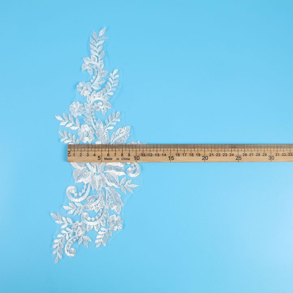 White Car Bone Pair Flower Wedding Dress Evening Dress Children'S Princess Dress Patch Pair Flower Bride Headdress Jewelry Headband Accessories