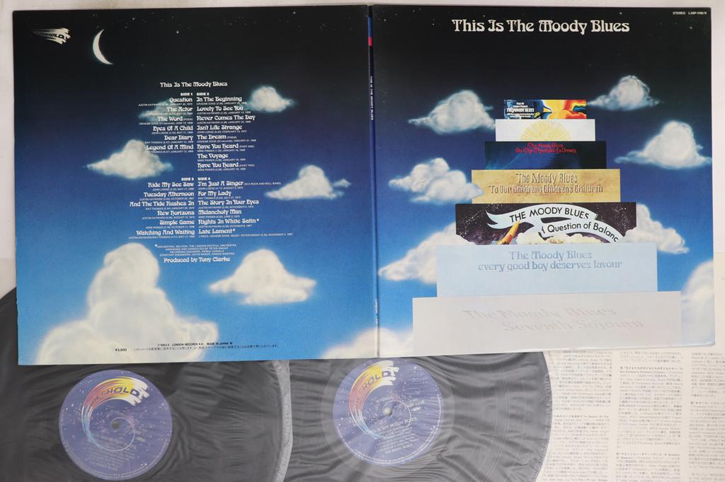 LP Record MOODY BLUES - His Is The Moody Blues L38P11189 THRESHOLD 1983 Japan Rock Used