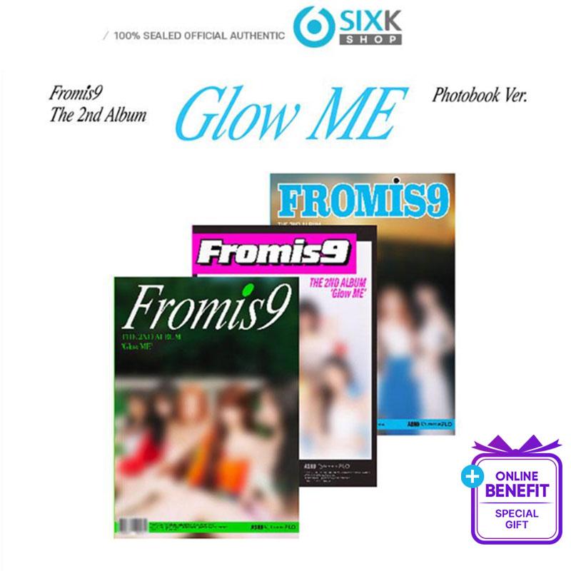 [Предзаказ] Fromis 9 - 2-й Альбом [Glow Me] Фотобук Вер (Онлайн-преимущество) [POB MAKESTAR] RANDOM