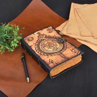 Book of Spell Leather Journal Leather Notebook Gifts for Him Her