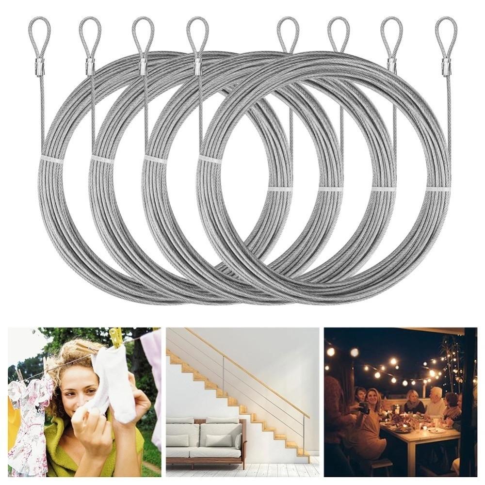 Stainless Steel Stainless Steel Wire Rope Aluminum Sleeve Terminal Safety Rope  Awning