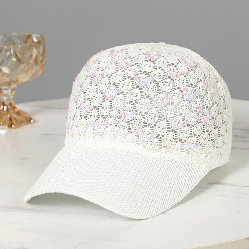 Baseballcaps Sommervisir for kvinner Pustende netting solhette nettinghatt
