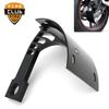 1"Axle License Number Holder plate Mount Curved Vertical For Motorcycle Bike