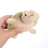 1-6 stuks Schattige Schildpad Pluche Sleutelhanger Klein Knuffeldier Kawaii Hanger voor Tasdecoratie Cartoon Pluche Dieren Poppen Verjaardagscadeaus