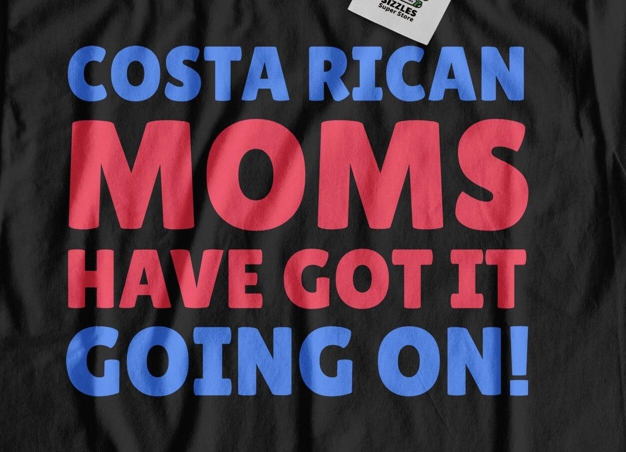 Funny Costa Rica Mom T-Shirt Costa Rican Mothers Day Gifts S
