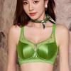 Soft Steel Ring Bra Women's Chest Gathered Red Bra Adjustable Push Up Bra