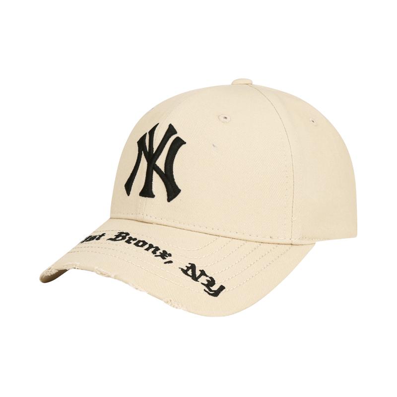 MLB Cotton Baseball Caps CPKP Unisex Black/Beige Fashion 32CPKP941