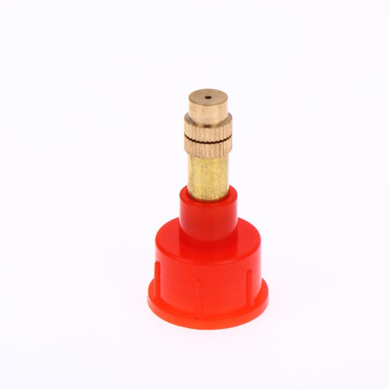2Pcs High Pressure Nozzle Brass Adjustable Garden Irrigation Atomization Watering Sprinkler Accessories Brass Nozzle