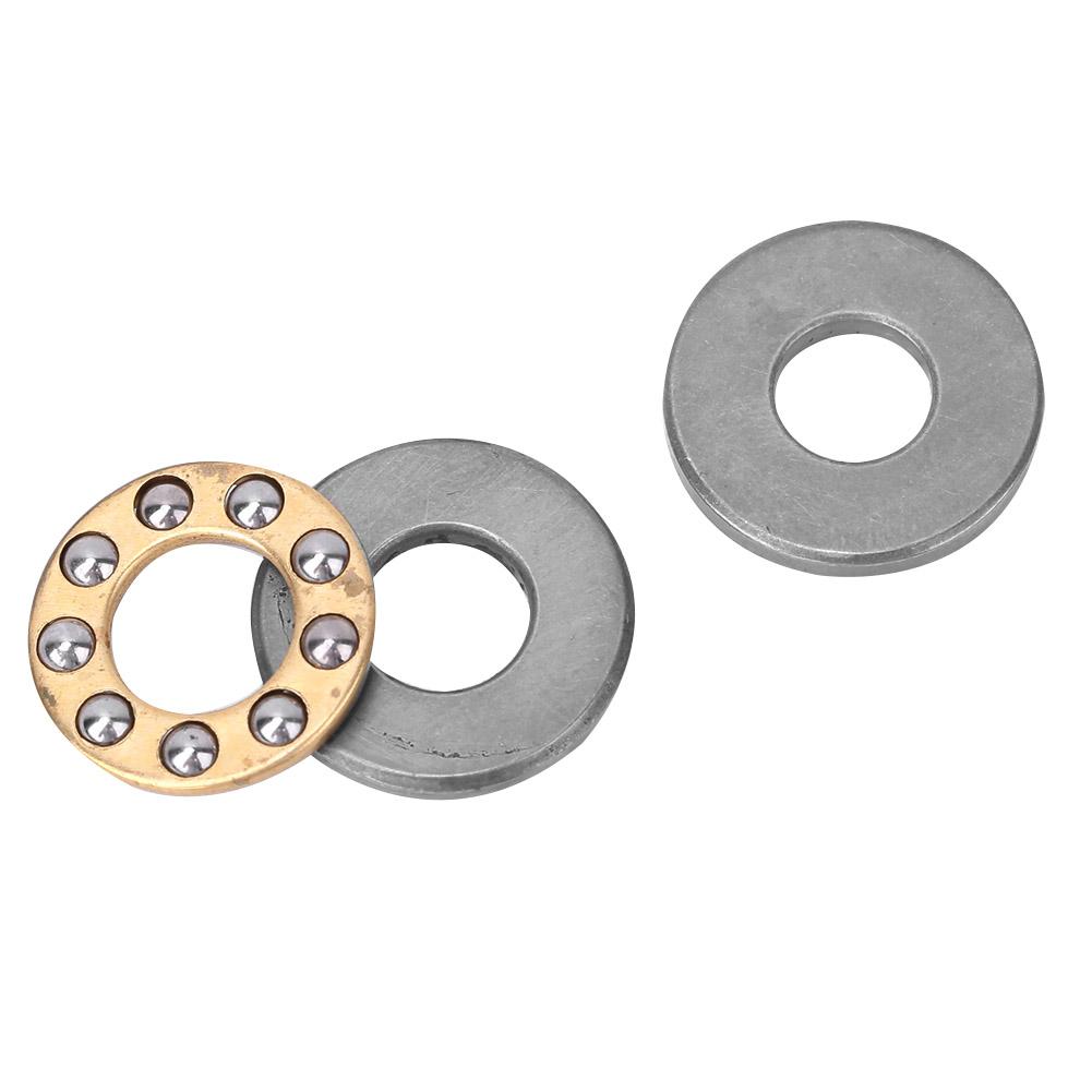 10 pezzi Cuscinetto assiale a sfere Miniatura Alta Precisione Set Cuscinetti in Acciaio Piatto (F7 13M 7x13x4.5mm)