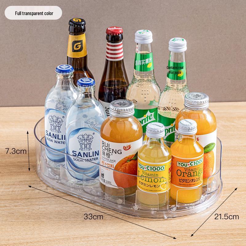Multifunctional Rotating Refrigerator & Countertop Storage Rack