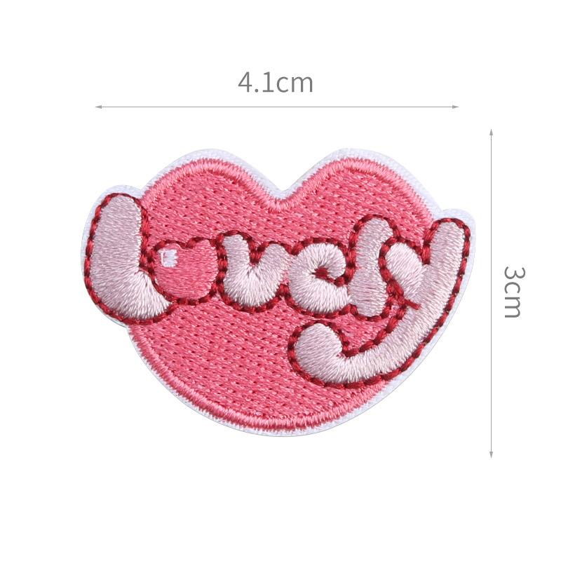 Seam-Free Down Jacket Patch Sticker, Self-Adhesive Love Embroidery Sticker, Clothes, Pants, Holes And No Marks, Repair Subsidy, Heart-Shaped Sticker