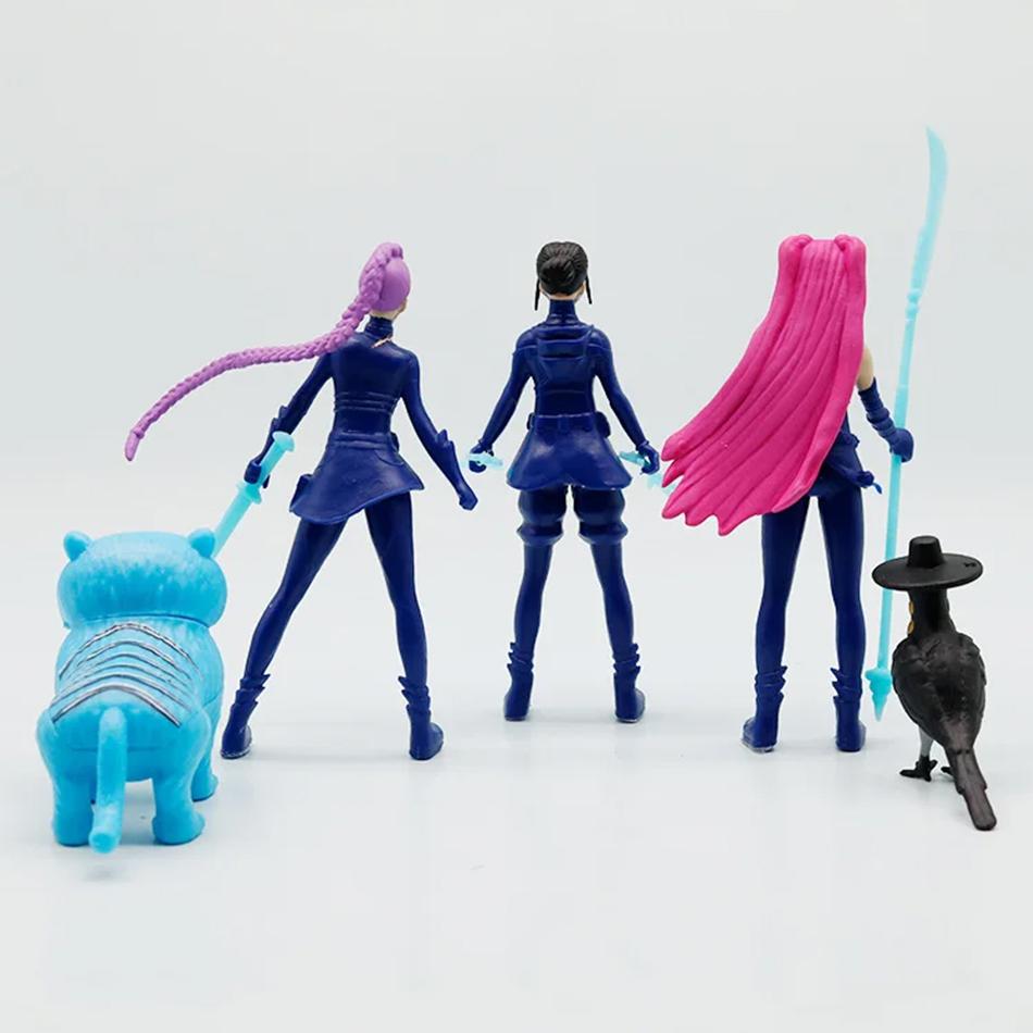 5-12pcs Witch Hunt Star Handmade Game Accessories Cute Doll Mini Handmade PVC Model Desktop Ornament Birthday Gift