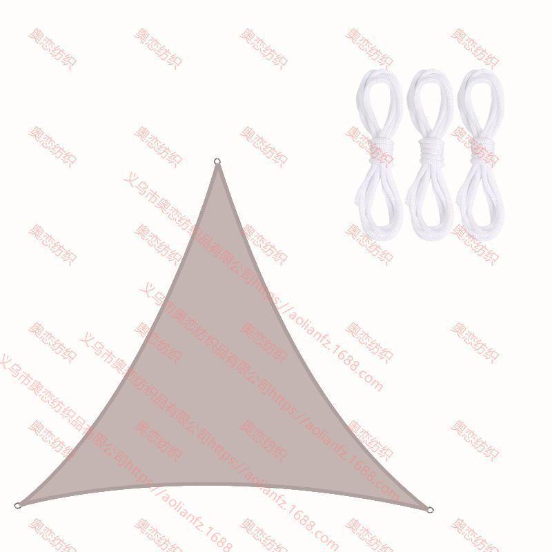 Triangular Sun Shade Sail 3x3x3 M - Outdoor Waterproof UV Protection Oxford Cloth, Ideal for Garden, Pool, Patio