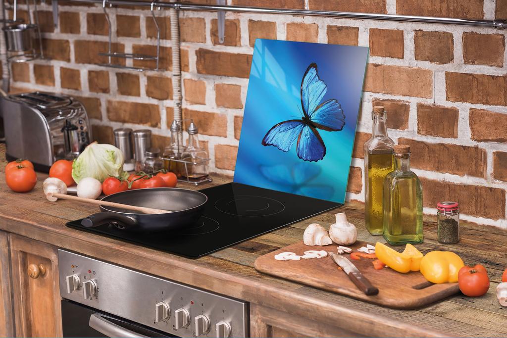 SZKLANA DESKA DO KROJENIA 45x52 MOTYL