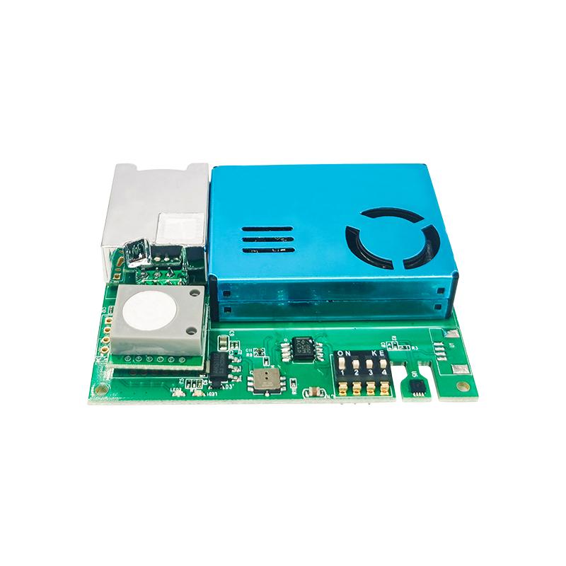 YYS 7In1 RS485 Or UART Output Air Quality Sensor Module PM2.5 Dust Sensor CO2 HCHO VOC Gas Sensor With Humidity And Temperature