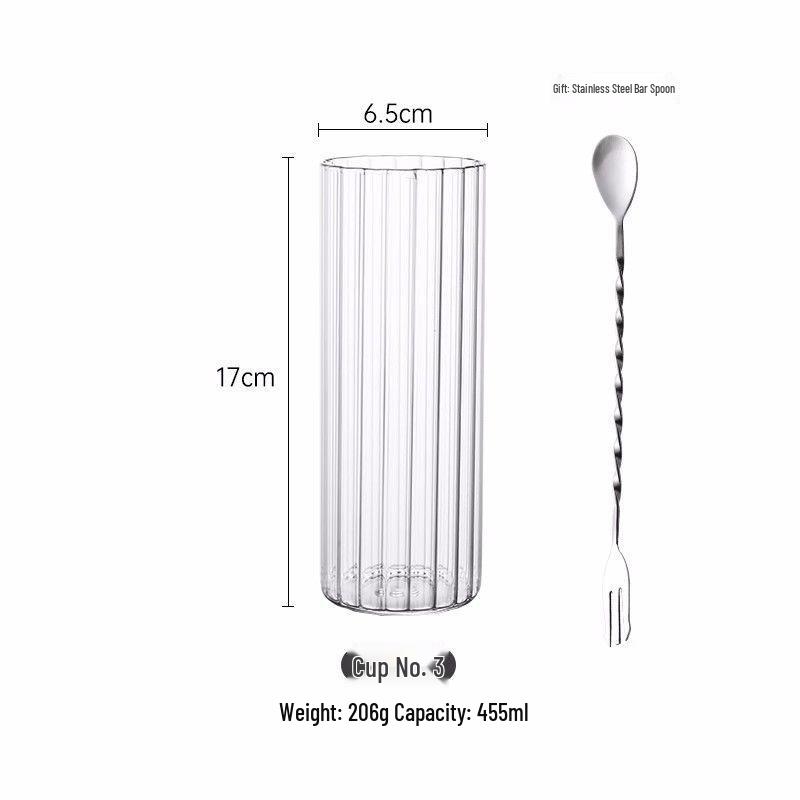 Extra Tall Japanese Highball Cocktail Glass for Long Drinks