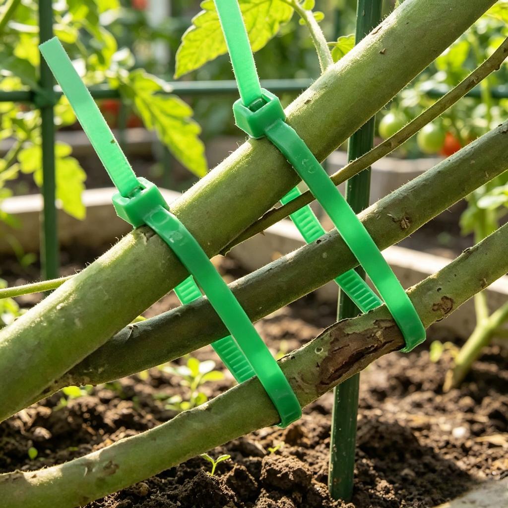 111pcs/set Garden Cable Tie, Plant Wrapping, Plant Fixing, Garden Care, Use Potted Garden Plant Shelf Fixing, Plant Accessories