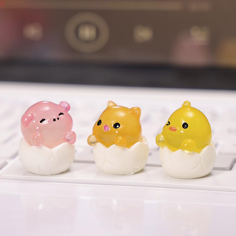 Ozdoby pro mikro krajinu, Roztomilé karty se zvířátky, Zvířecí skořápky, Domácí stolní, Pryskyřičné řemeslné dekorativní ozdoby