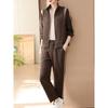 Autumn Casual Two-Piece Set for Middle-Aged Women - Plus Size Fashionable Sportswear