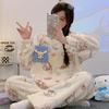 2025 Women's Winter Korean Cartoon Style Flannel Fleece