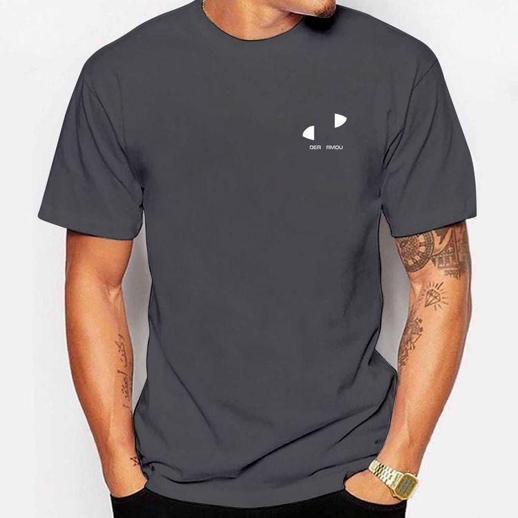 Men's Casual Top Fashion Versatile Short Sleeve Printed Pure Cotton T-Shirts Men’s